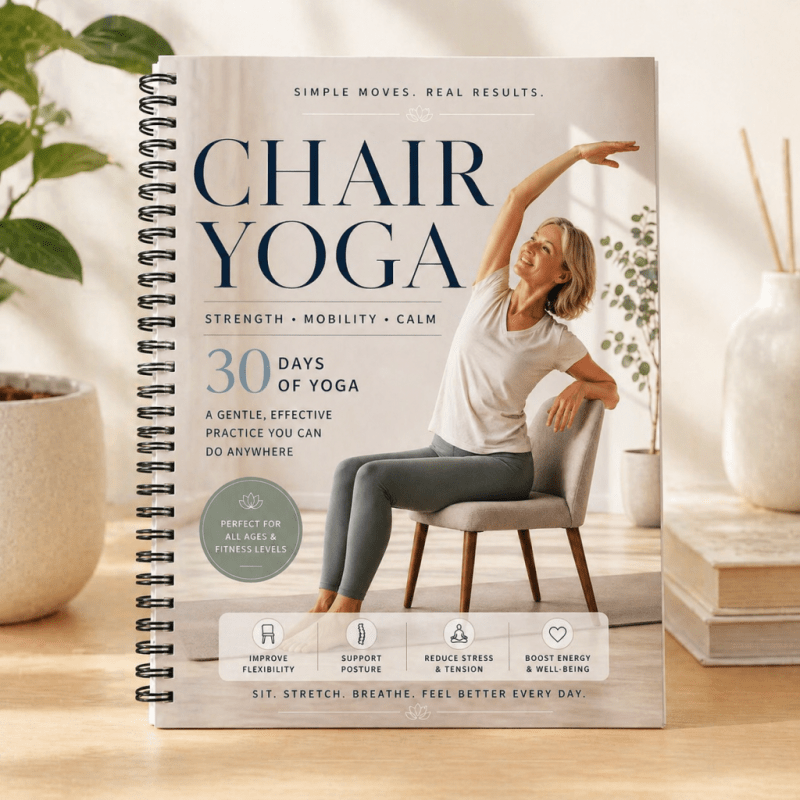 Chair Yoga Spiral Notebook, St - Yoga Fitness Journal recensie en prijs