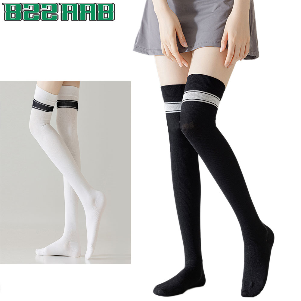 1Pair High Thigh Socks Striped - Yoga Daily Fitness recensie en prijs