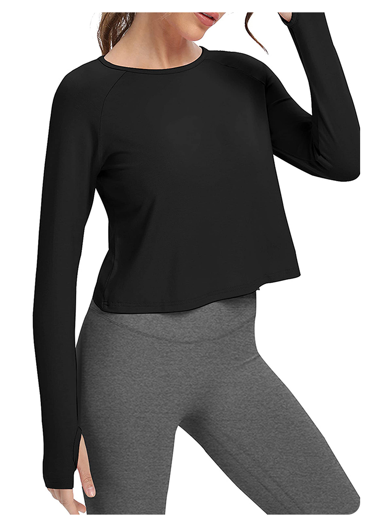 Women's Long Sleeve Yoga vest  - Yoga & Fitness With Denise recensie en prijs