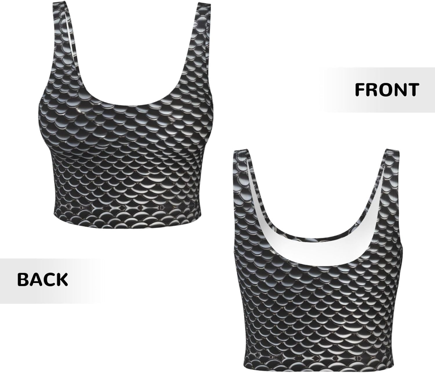 Silver fish scale Printed Wome - Yoga Fitness Workout recensie en prijs