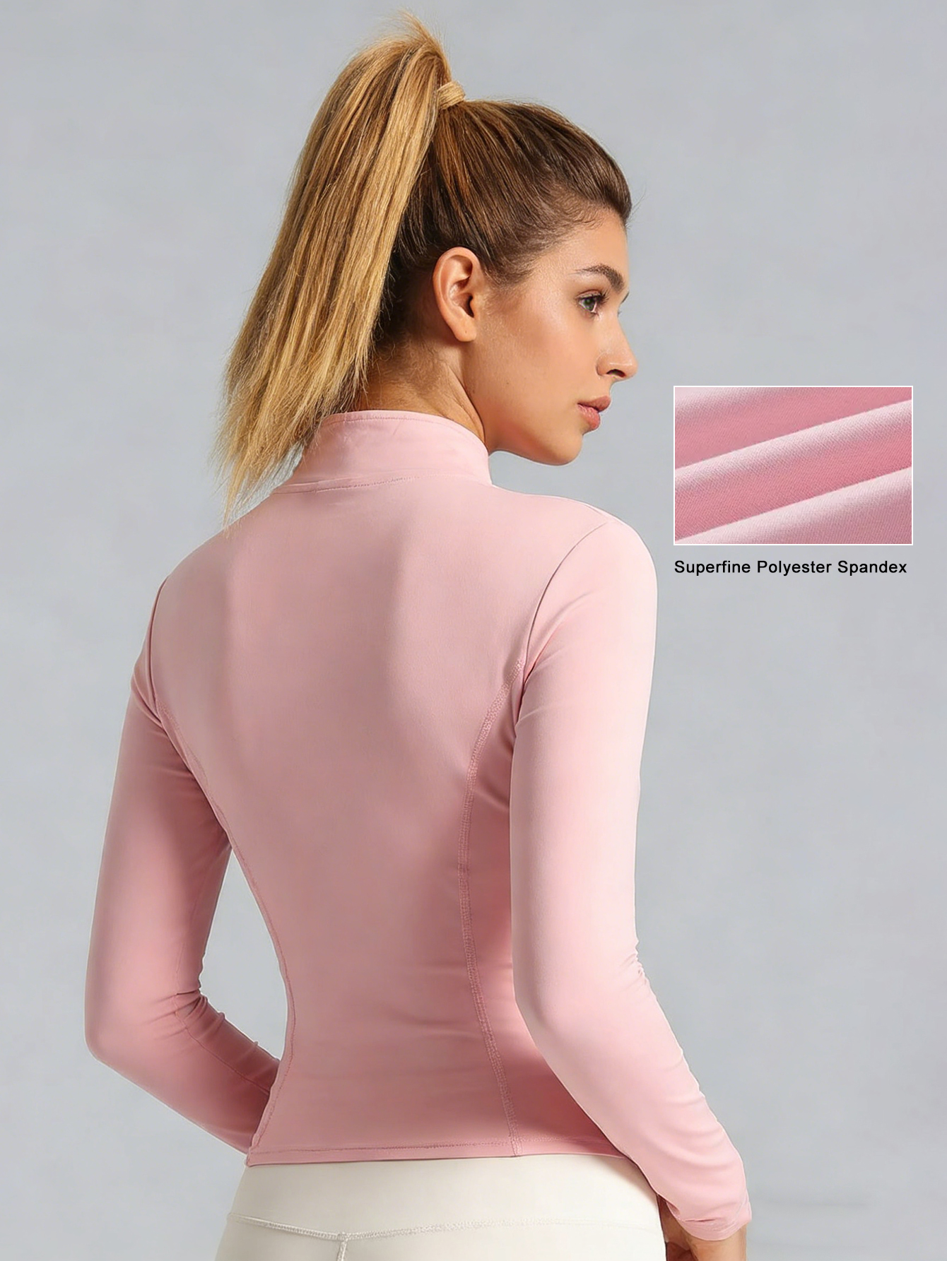 New Women Light pink Yoga Coat - Yoga & Fitness With Denise recensie en prijs