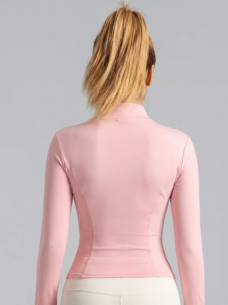 New Women Light pink Yoga Coat - Yoga & Fitness With Denise recensie en prijs