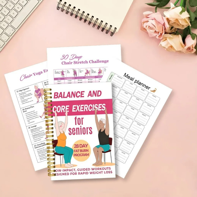 Chair Yoga Exercise Notebook F - Yoga Fitness Journal recensie en prijs
