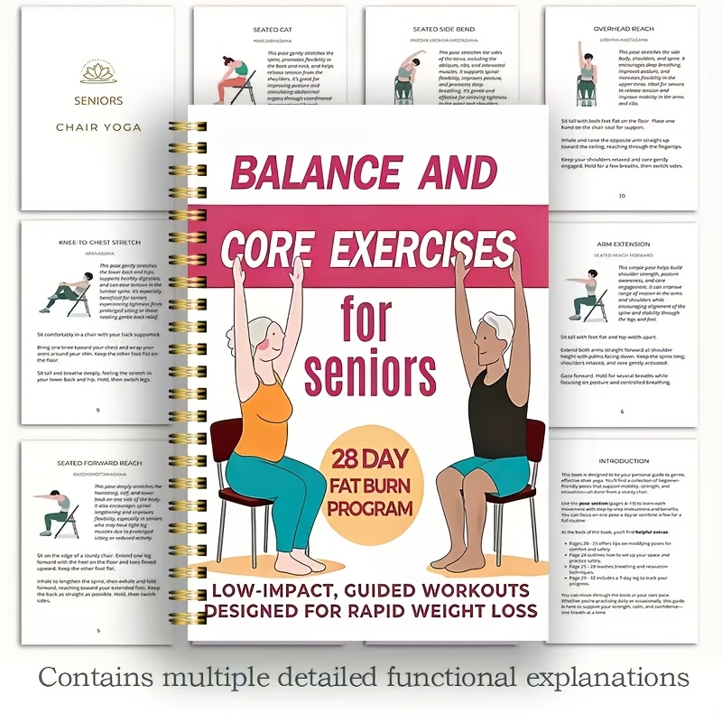 Chair Yoga Practice Book | A G - Yoga Fitness Journal recensie en prijs