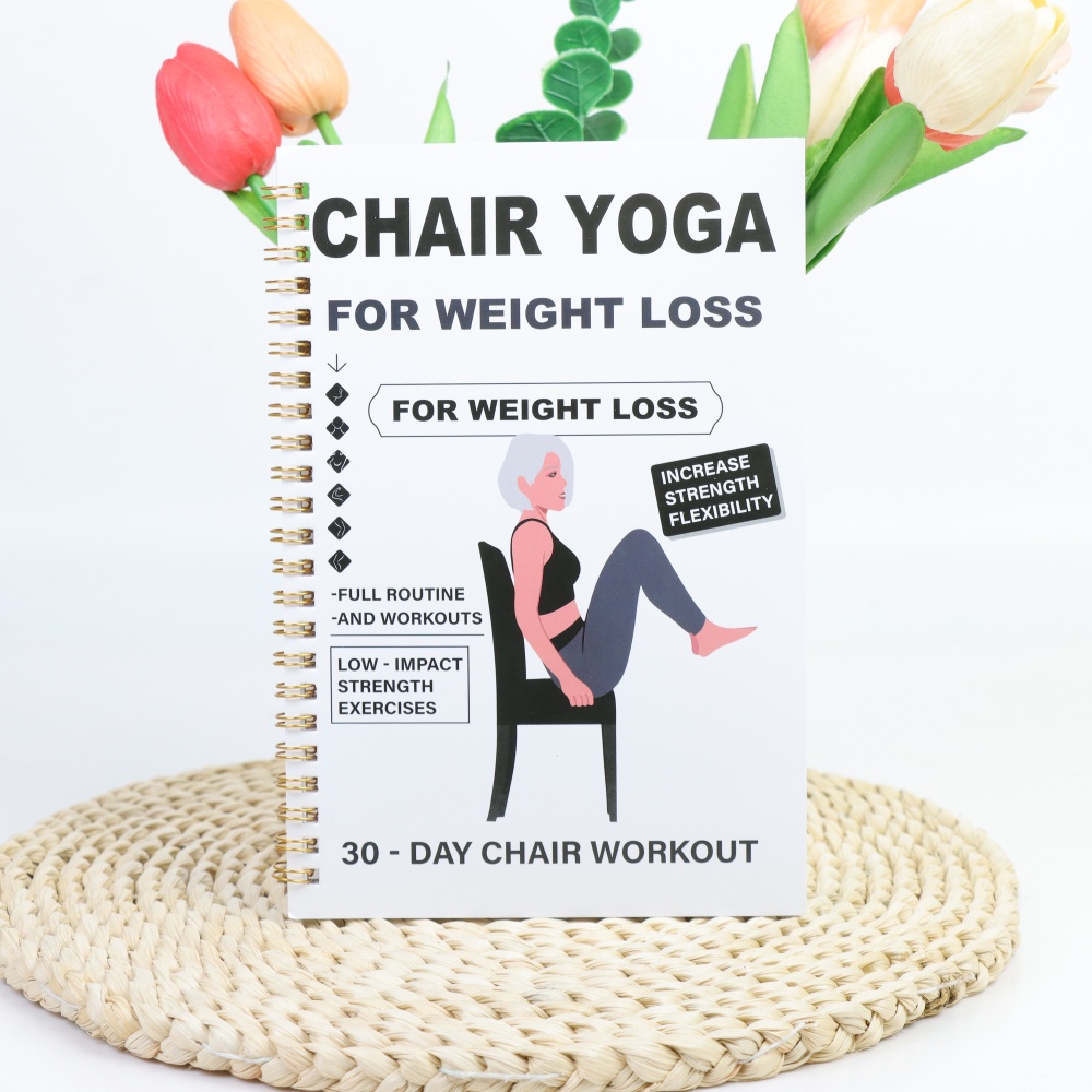 Chair Yoga Exercise Notebook F - Yoga Fitness Journal recensie en prijs