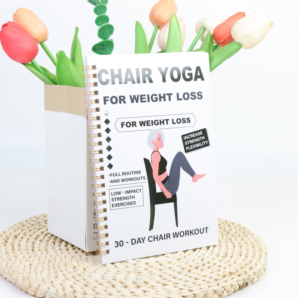 Chair Yoga Exercise Notebook F - Yoga Fitness Journal recensie en prijs