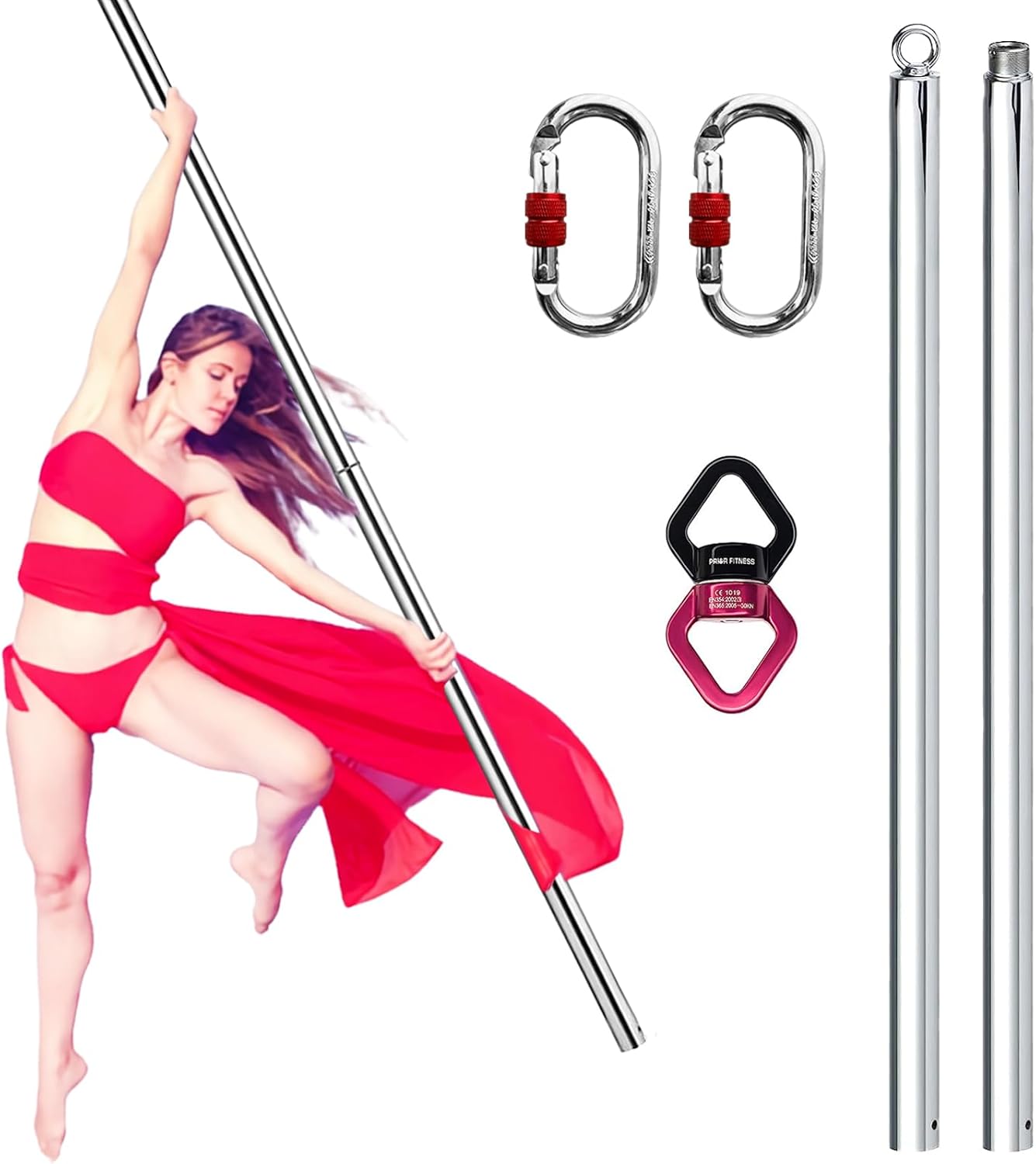 Aerial Flying Dance Pole 2M 36 - Yoga Fitness Spinning recensie en prijs