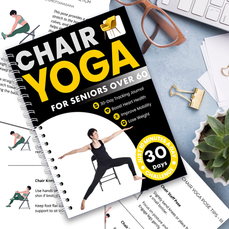 30-Day Chair Yoga Fitness Guid - Yoga Fitness Journal recensie en prijs