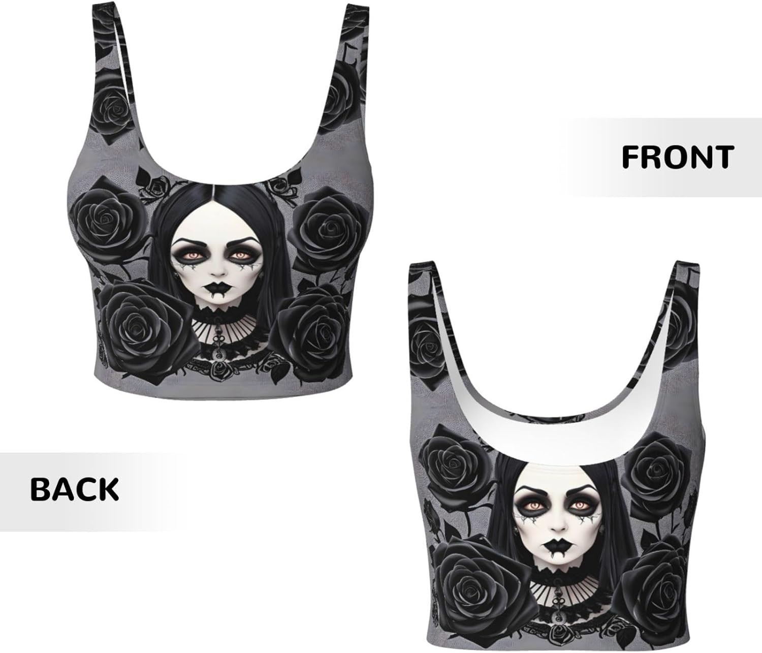 gothic black roses Printed Wom - Yoga Fitness Workout recensie en prijs