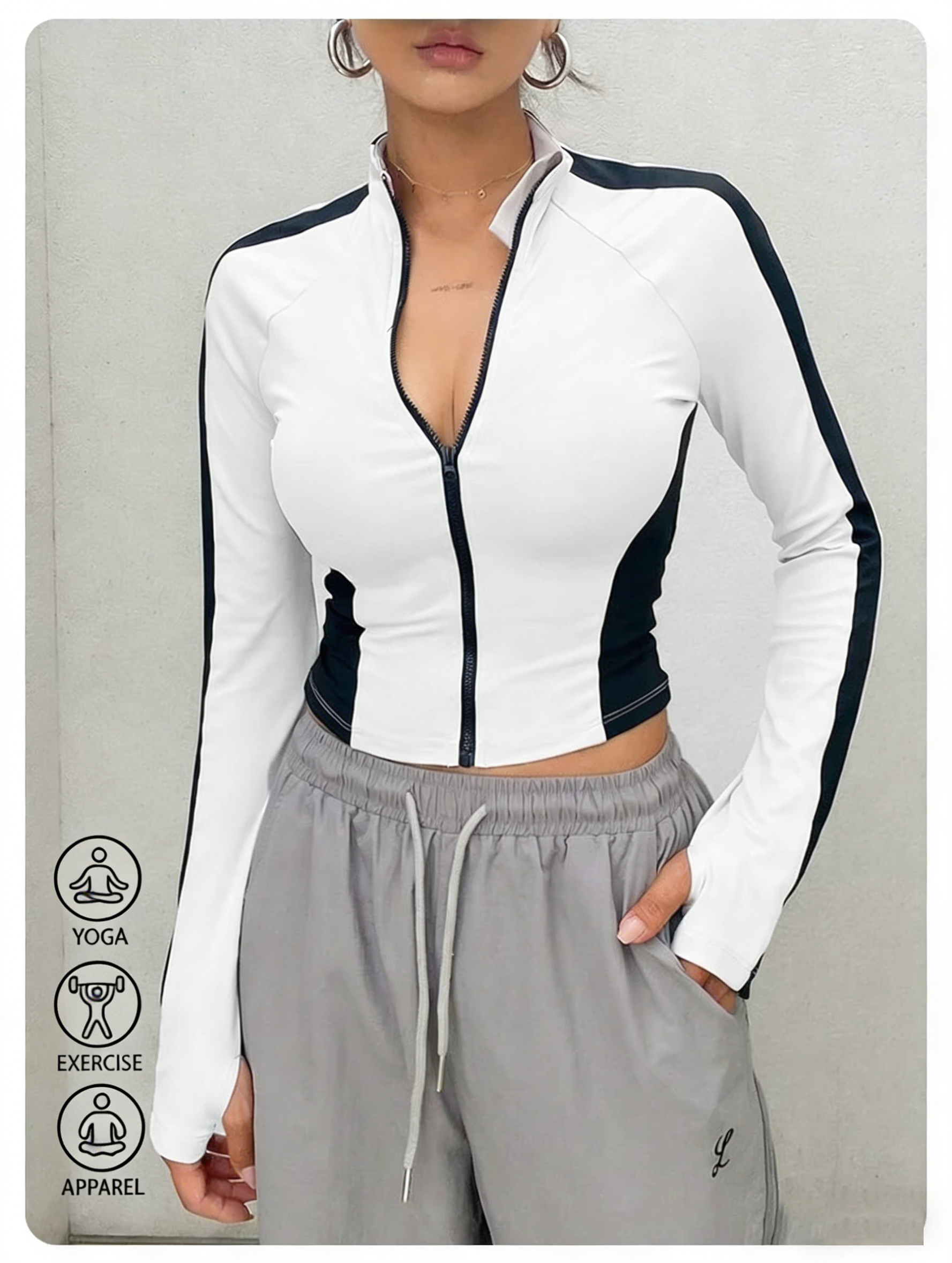 Yoga Clothes Stand Up Collar J - Yoga & Fitness With Denise recensie en prijs