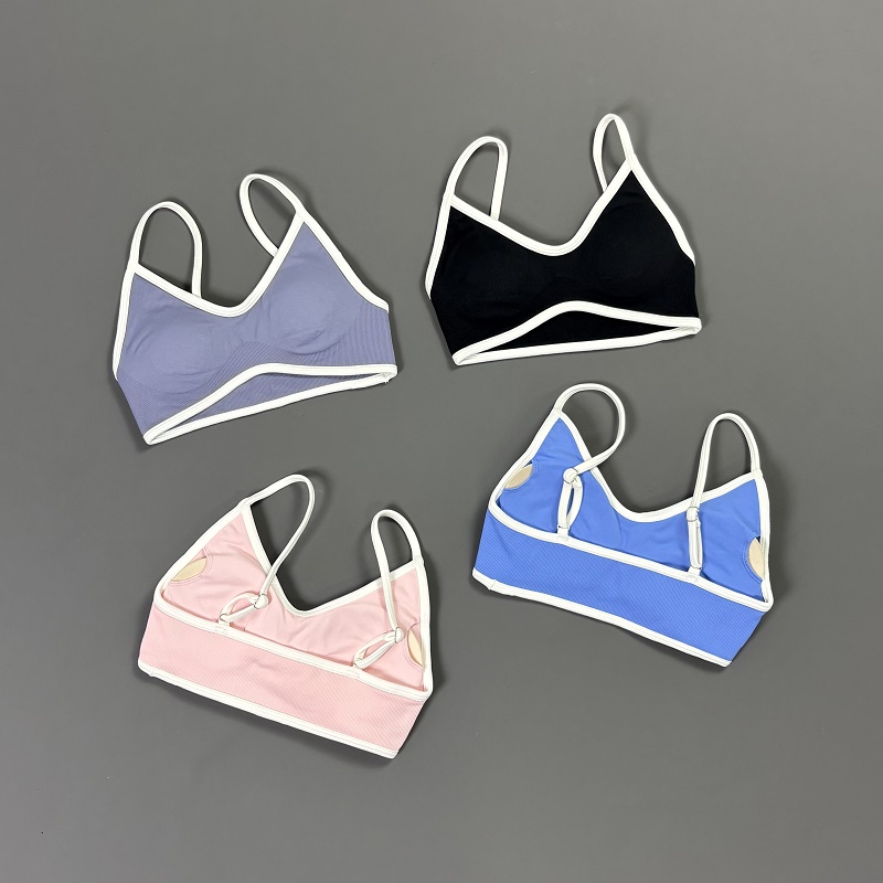 Women Contrastline Yoga Bra V  - Yoga Daily Fitness recensie en prijs