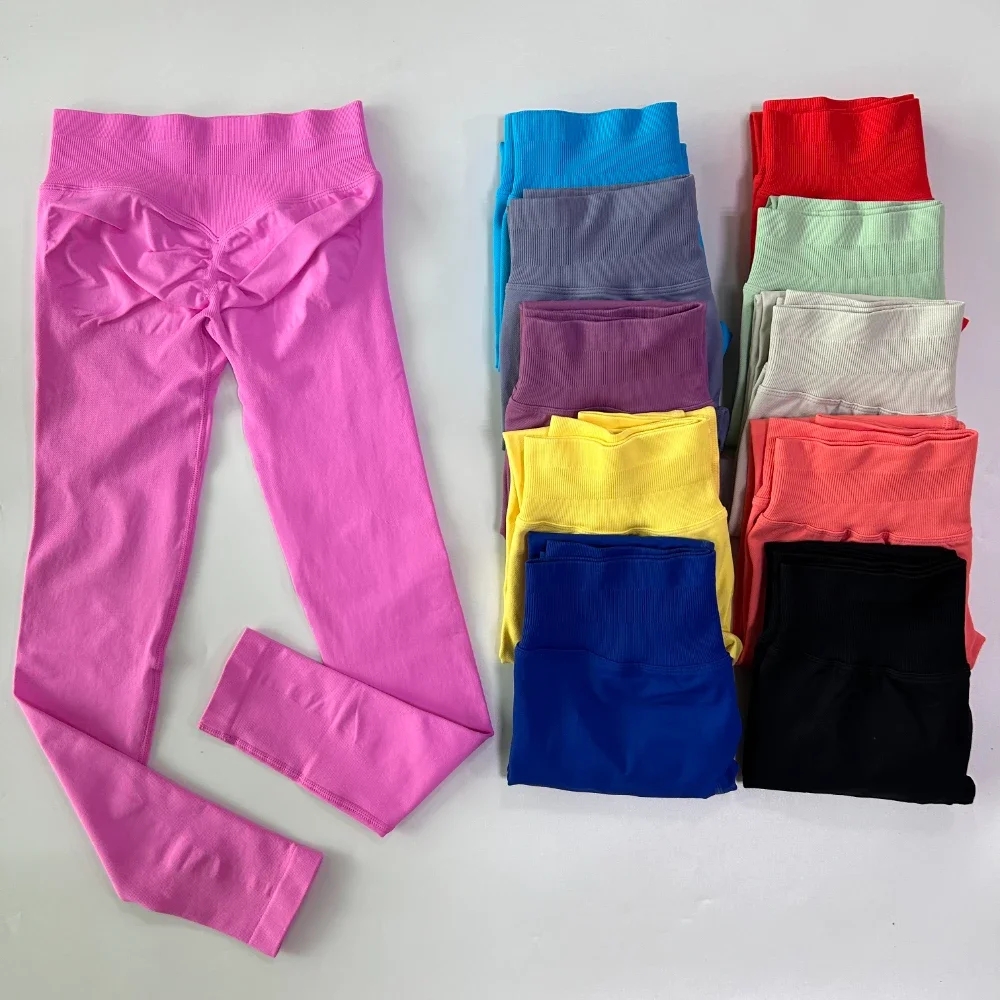 Yoga Leggings Women Low Ribbed - Yoga Fitness Workout recensie en prijs