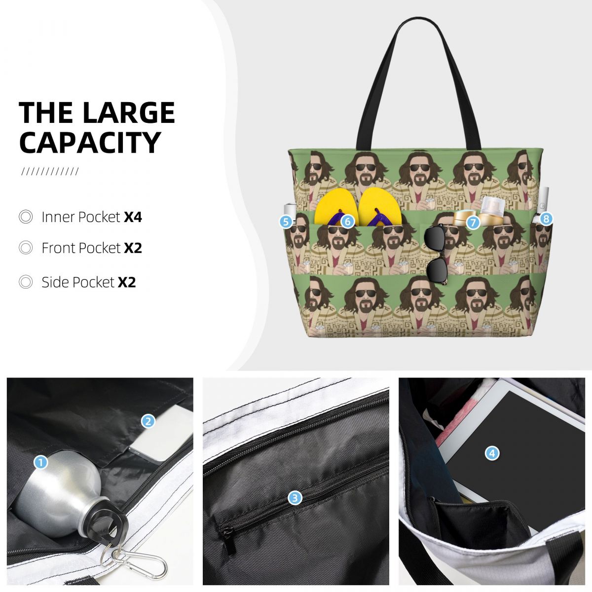 The Dude- The Big Lebowski Bea - Yoga Fitness Dude recensie en prijs