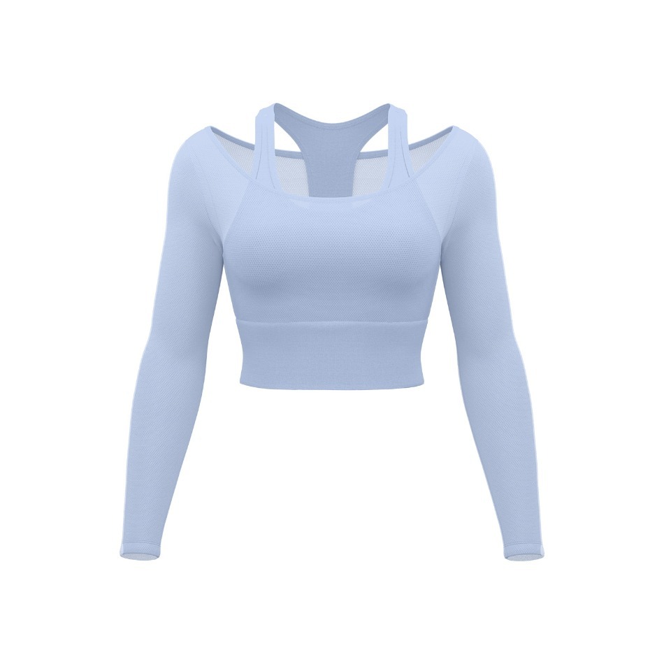 Mesh fake two long sleeved yog - Yoga Daily Fitness recensie en prijs
