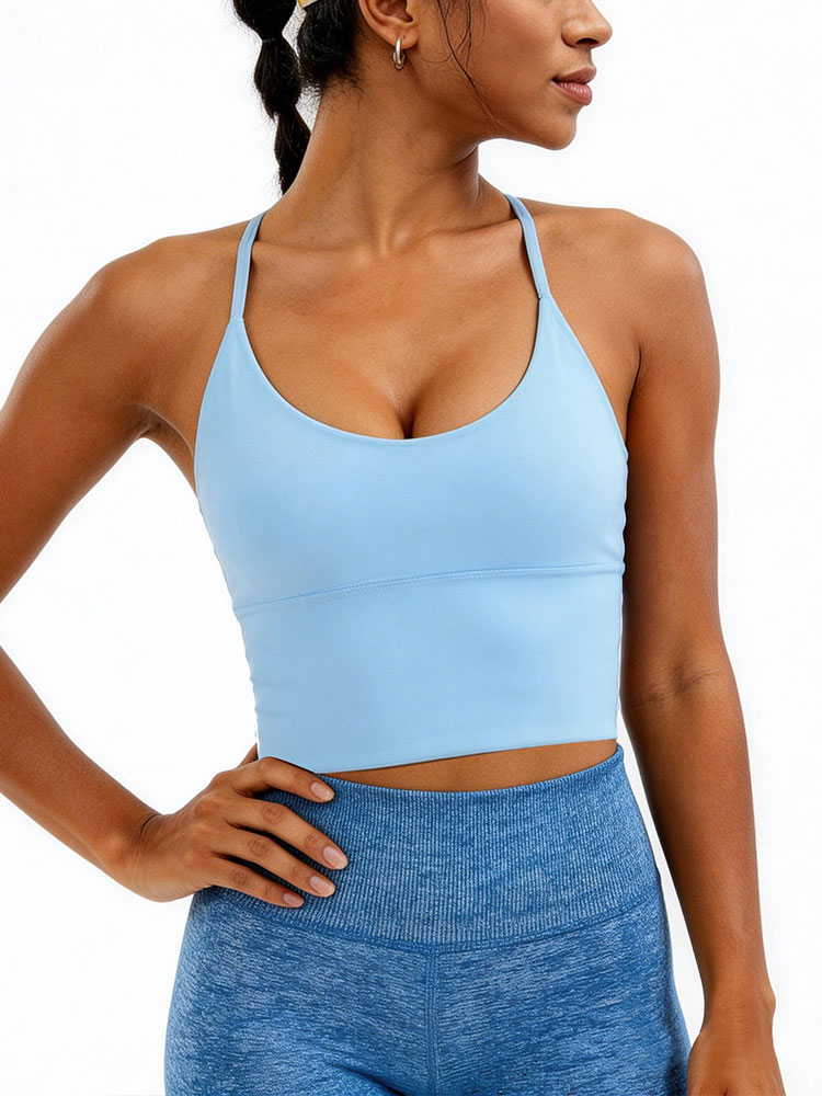 Solid Color Women’s Sports Bra - Yoga Y Fitness recensie en prijs