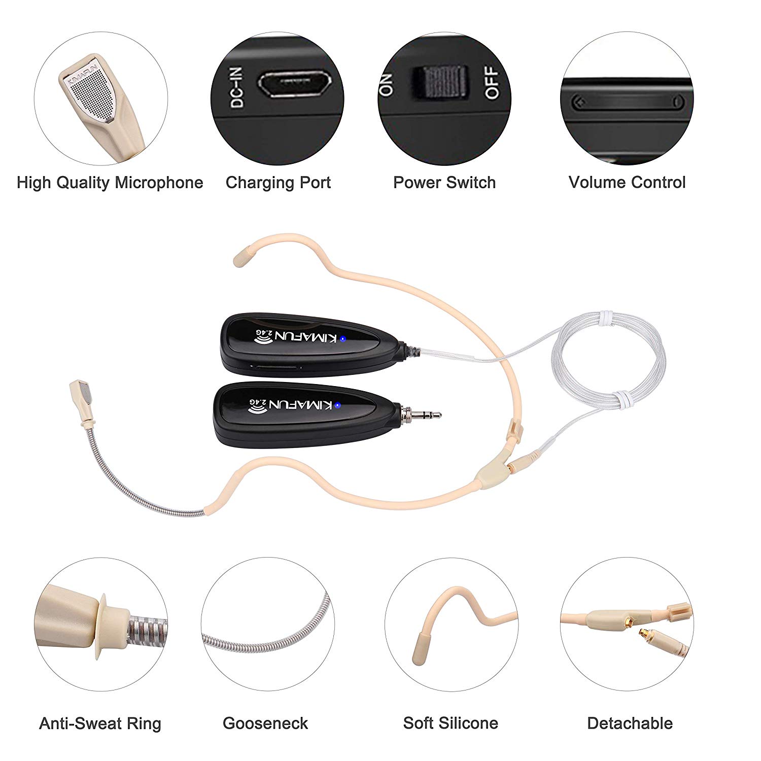 KIMAFUN Wireless Waterproof He - Yoga Fitness Spinning recensie en prijs