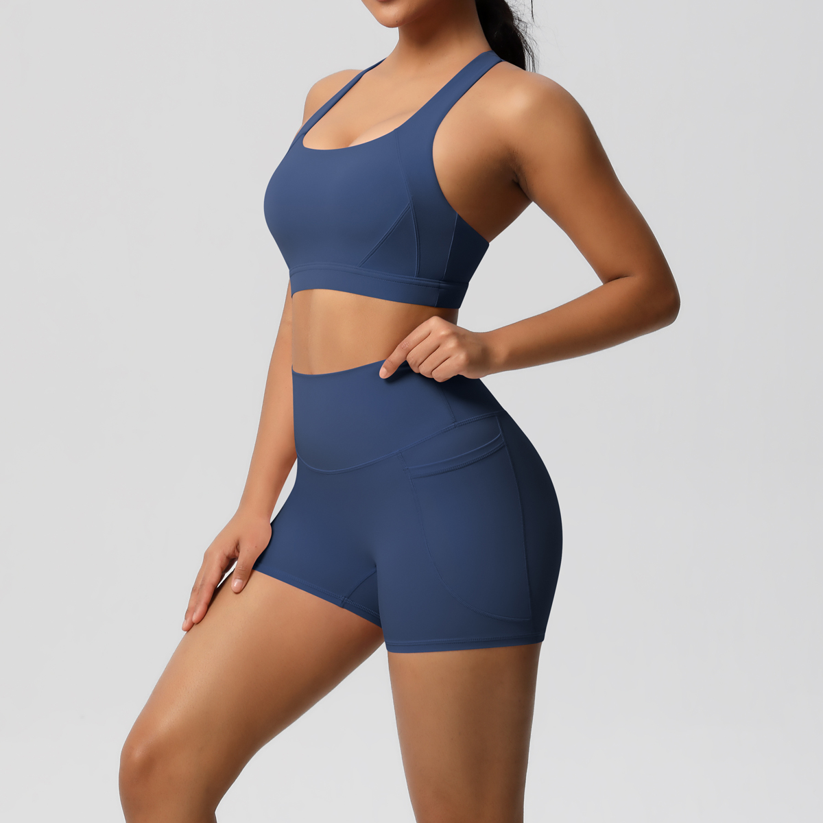2PCS Sportswear With Pocketed  - Yoga Y Fitness recensie en prijs