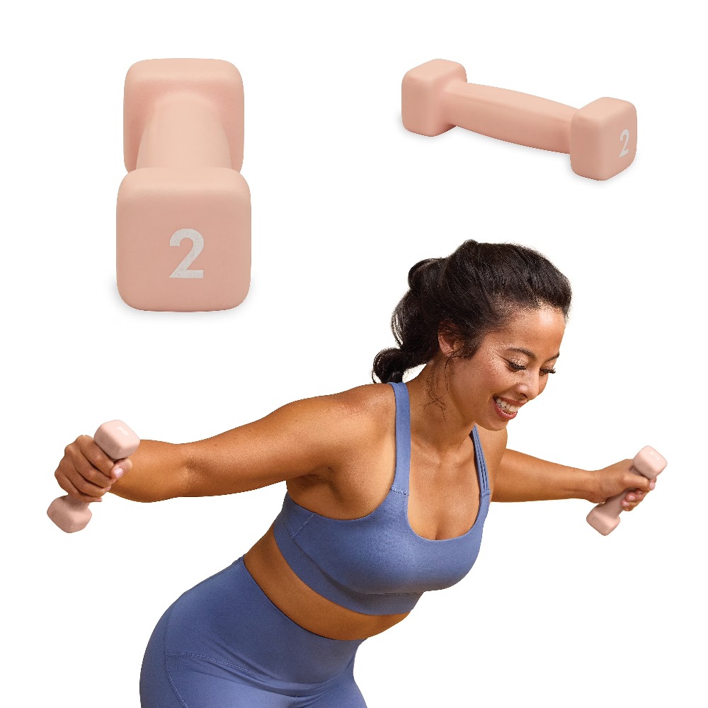 Neoprene Coated 2 Pound Dumbbe - Yoga Fitness Workout recensie en prijs