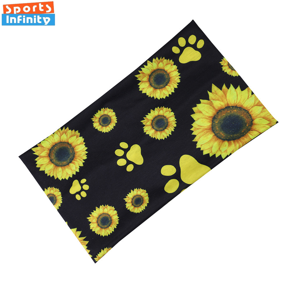 Sunflower Printed Elastic Wide - Yoga Daily Fitness recensie en prijs
